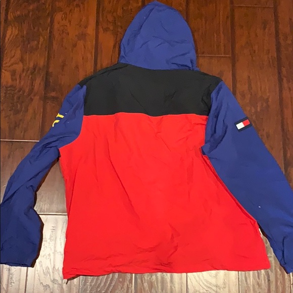 Tommy Hilfiger Blue and Red Windbreaker - Picture 5 of 5
